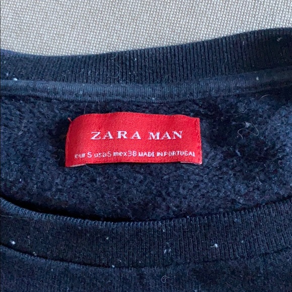 Men’s Zara crew neck speckled sweater - Picture 3 of 4